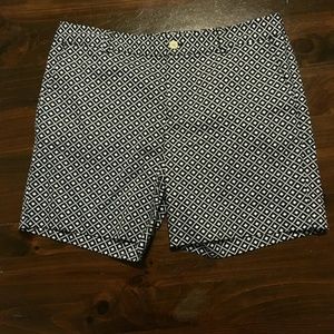 NEW Chaps Tailored Printed Shorts Size 14